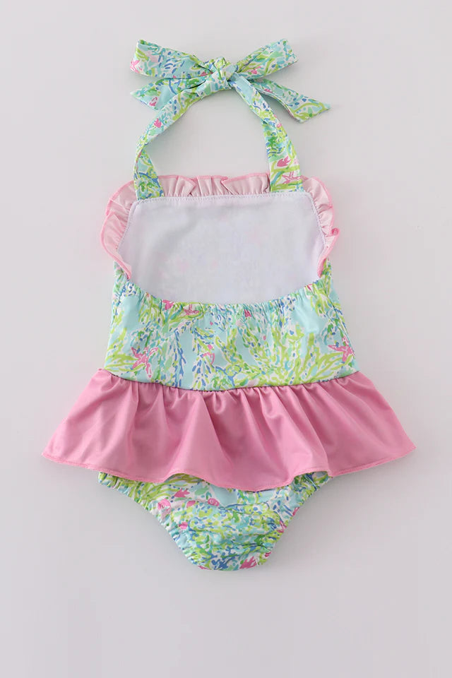Meadow breeze one-piece swimsuit