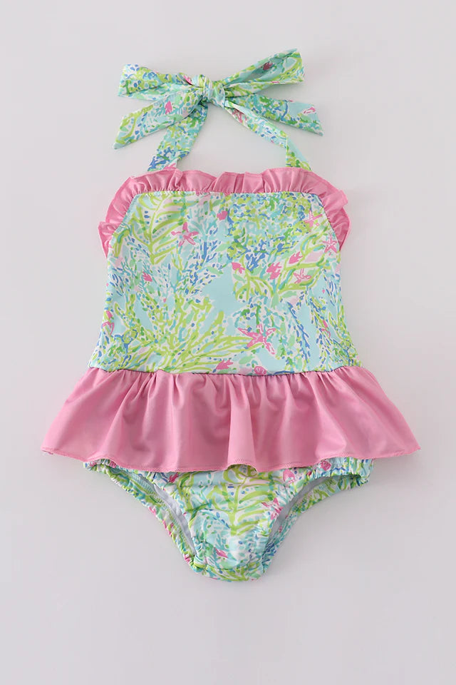 Meadow breeze one-piece swimsuit