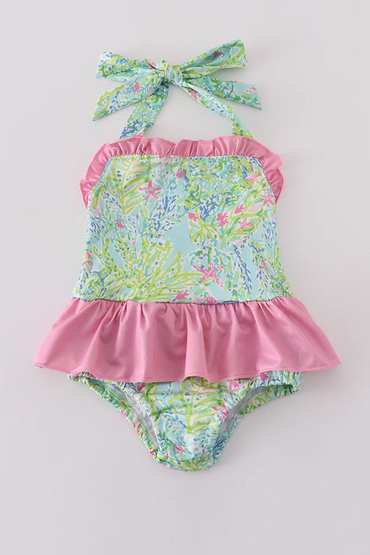 Meadow breeze one-piece swimsuit