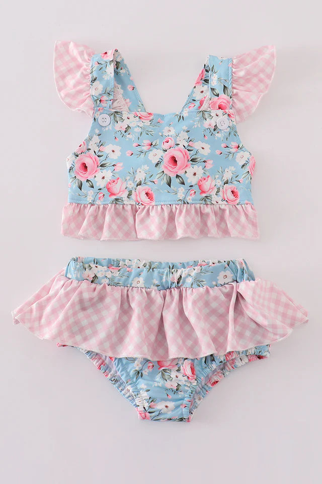 Petal 2pc girls swimsuit
