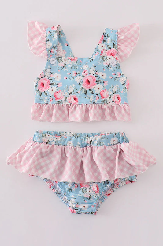 Petal 2pc girls swimsuit